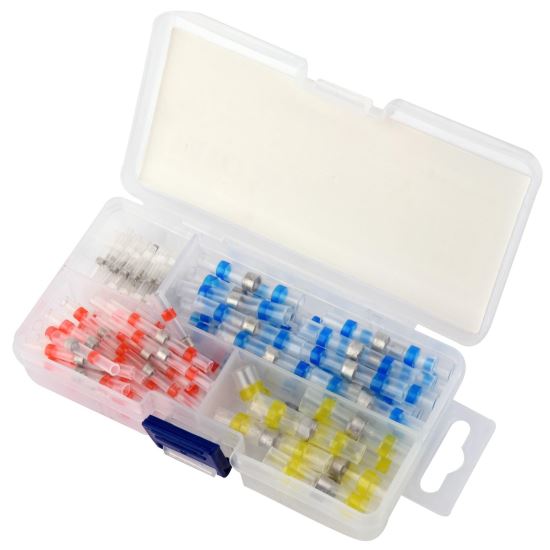 Set 100 tuburi termocontractibile Yato YT-81450, transparente, max diametru 1.7-6mm