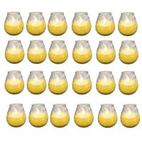 Set 12 lumanari parfumate Strend Pro Citronella CG582, 100 g, 8x7.5 cm, sticla