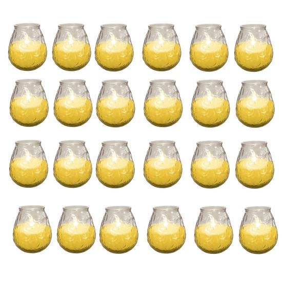 Set 12 lumanari parfumate Strend Pro Citronella CG582, 100 g, 8x7.5 cm, sticla