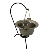 Ceaun inox Strend Pro Anticorro Scorpion, 0.8L, 17x9cm, cu suport negru