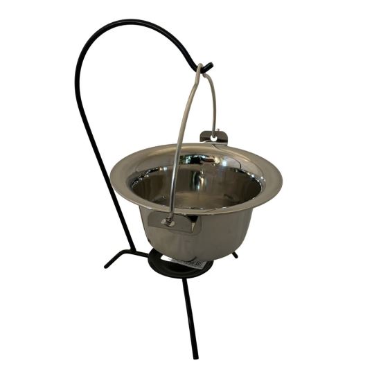 Ceaun inox Strend Pro Anticorro Scorpion, 0.8L, 17x9cm, cu suport negru