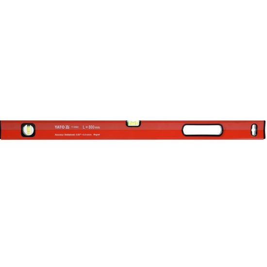 Nivela aluminiu, magnetica, 2 bule, 800mm, Yato YT-30062