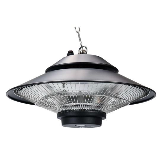 Incalzitor terasa cu halogen Yato YT-99501, 230V, 1500W, de tavan, IP44, Aluminiu, Telecomanda