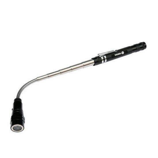 Lanterna si recuperator din aluminiu Vorel 78405, magnetica, LED, telescopica