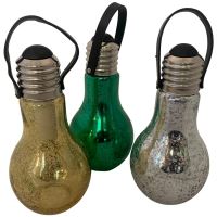 Set 19 becuri decorative pentru gradina Strend Pro Stella. 5 led, 1xAA, dimensiune 9x18cm