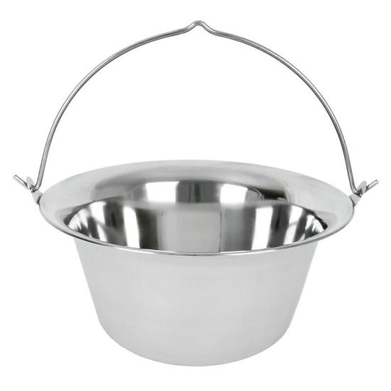 Ceaun inox, Strend Pro Anticorro 8l, toarta de prindere, 34x15cm