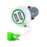 Incarcator auto Q2Power, 2.1A, 2xUSB, 2xUSB-C