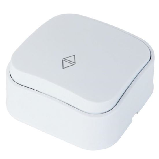 Intrerupator simplu cap scara Horoz Eva Head, Alb, 10A, 250V, IP20