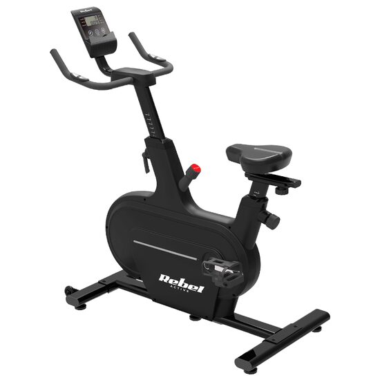 Bicicleta spinning Rebel, volanta 6 kg, ritm cardiac, timp, viteza, distanta, ODO, calorii
