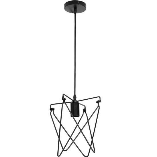 Pendul Kepler Vintage, max 60W, diametru 240 mm, negru