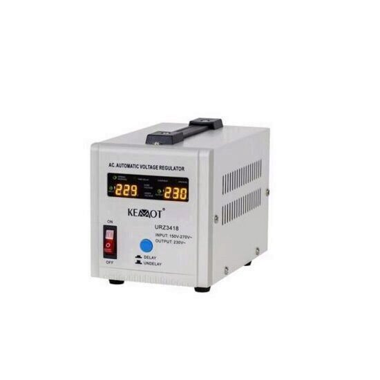 Stabilizator de tensiune Kemot URZ3418, 500 VA, LCD display