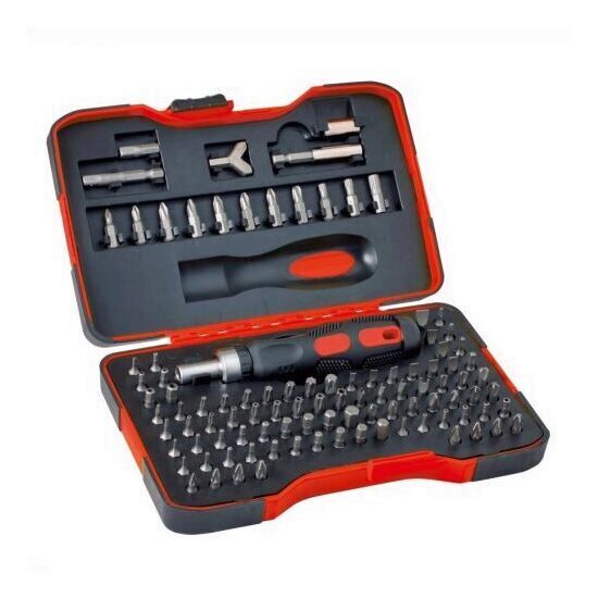 Set biti si antrenor cu clichet Home DE 101505, cutie, 101 buc, Crom Vanadium