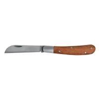 Cutit tip briceag pentru altoit, Strend Pro PRO Premium K03, maner de lemn