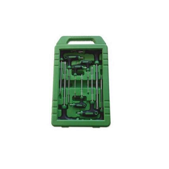 Set imbus torx in T, JBM JB-51959, Cr-V, Cutie transport, 9 buc
