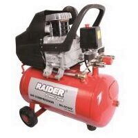Compresor de aer cu 2 iesiri, Raider RD-AC04Z, 24 L, 1500 W, 8 Bar