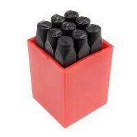 Set poansoane cifre, 9 buc, 8 mm, YATO YT-6855