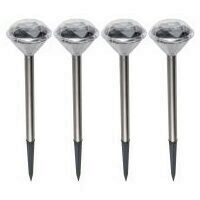 Set 4 lampi solare Home MX 802/4, inaltime 34.5 cm