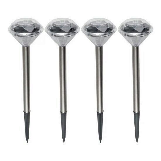 Set 4 lampi solare Home MX 802/4, inaltime 34.5 cm