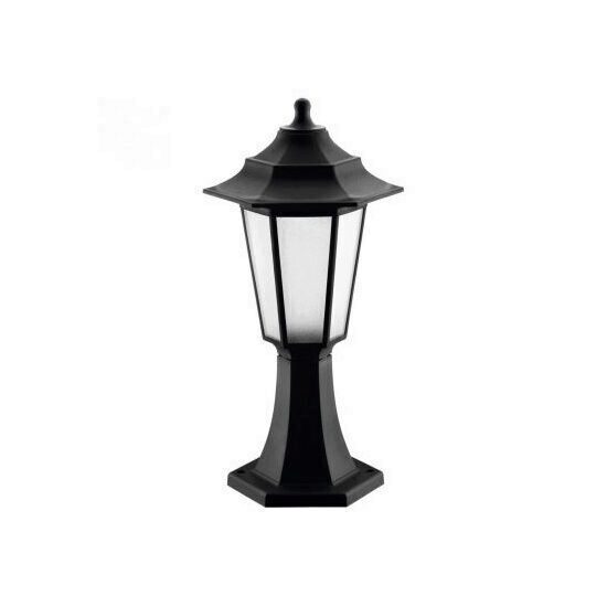 Felinar cu picior Home Begonya Garden, IP44, E27, Negru, E27