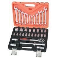 Trusa tubulare 1/2", 37 piese, Strend Pro CUBE 237, Crom Vanadium