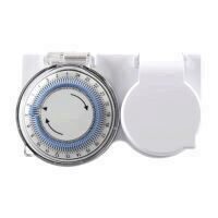 Priza programabila mecanica Home TS MD 5, pentru exterior, IP44