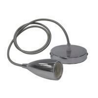 Lampa Pendul suspendat Edison Chrome, max. 60 W