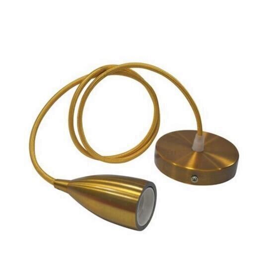Lampa Pendul suspendat Edison Golden, max. 60 W