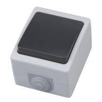 Intrerupator simplu cap scara Atom Two Way, pentru exterior, IP54