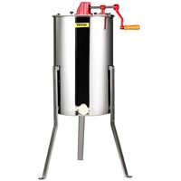 Centrifuga apicola manuala Vevor, pentru 3 rame 48 x 23 cm, Inox