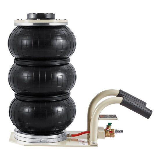 Cric pneumatic cu 3 perne Vevor capacitate 3 tone, interval de ridicare 140 mm-450 mm