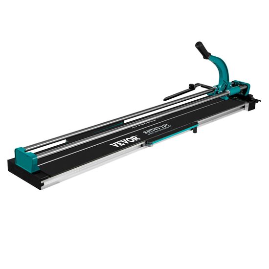 Masina de taiat gresie Vevor, Sina dubla, lungime taiere 1200 mm, ghidaj laser, grosime 6-15 mm, Aluminiu