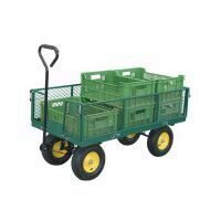 Carucior de gradina Strend Pro Handtruck 841, cu roti gonflabile, 300kg, 80L, 950x520x570mm