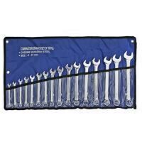 Set 16 chei combinate, Strend Pro HR31585, 8-24 mm, Cr-V, husa material textil