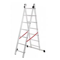 Scara aluminiu dubla Strend Pro Basic 2x7 trepte, maxim 150Kg