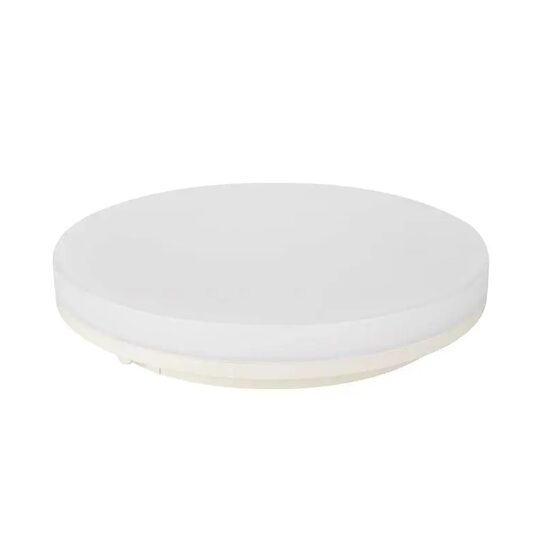 Plafoniera led Andrea Round 15W, Alb, 1275 lm, lumina rece 6400K, dimensiune 220x49 mm, IP54