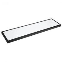 Plafoniera led aplicat, dreptunghiulara, Proteus-48W, Negru, 4400 lm, lumina rece 6400K, dimensiune 300x1200x38 mm, IP20, Aluminiu