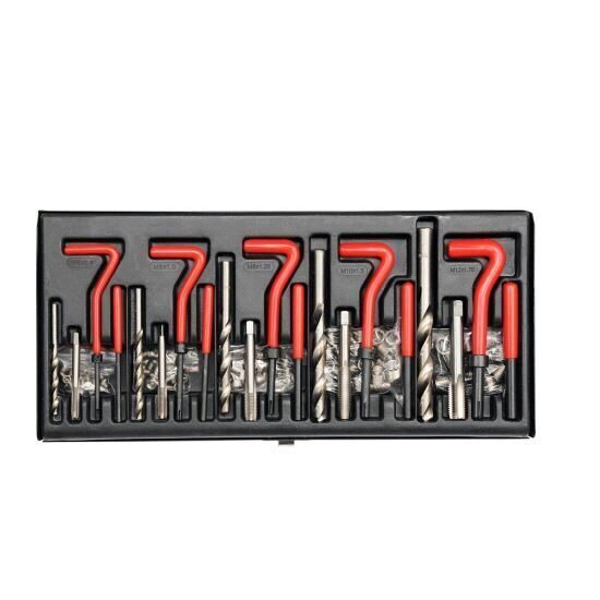 Set reparatie filete stricate Yato YT-1763, M5-M12, 131 piese