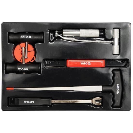 Set pentru demontat geamuri auto, YATO YT-0845