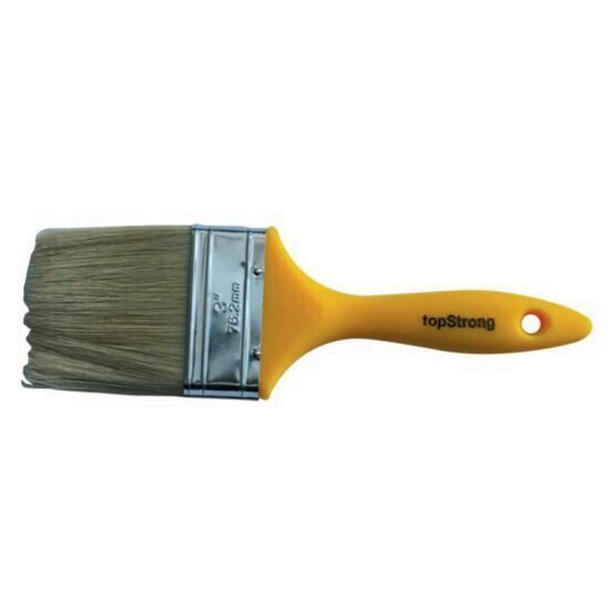 Pensula maner plastic Topstrong 40mm, fir natural