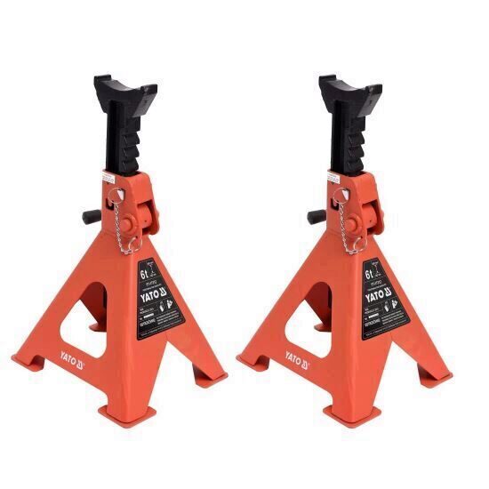 Set 2 suporti pentru auto, Yato YT-17312, capacitate 6 Tone